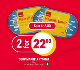 Coop Extra Coop makrell tilbud