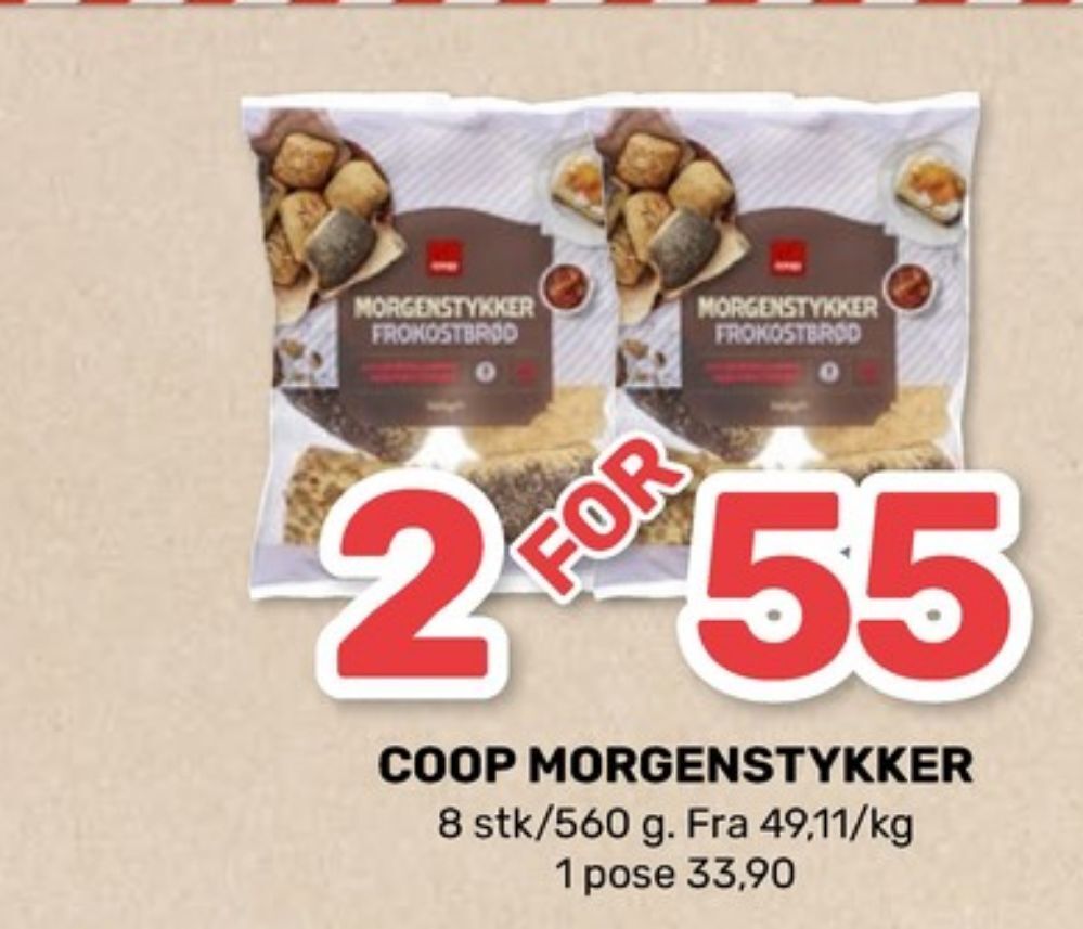 Coop Marked Coop rundstykker tilbud