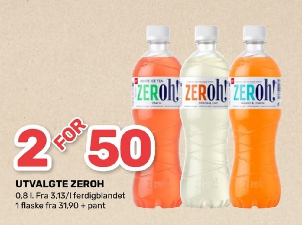 Coop Marked Zeroh saft tilbud