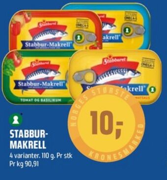Coop Obs Stabburet makrell tilbud