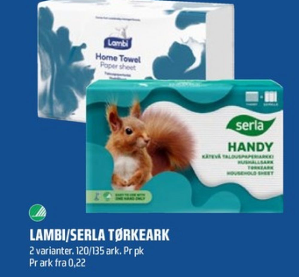 Coop Obs Home tawel tørkeark tilbud