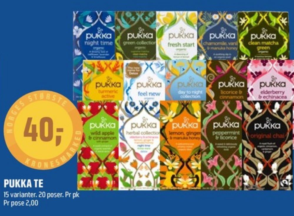 Coop Obs Pukka te tilbud