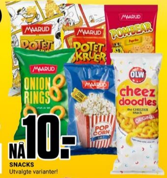 Europris Maarud snacks tilbud