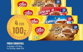 Coop Obs Smakfull sjokoladeplate tilbud