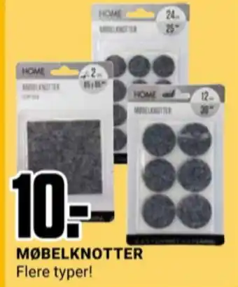 Europris Ukjent møbelknotter tilbud