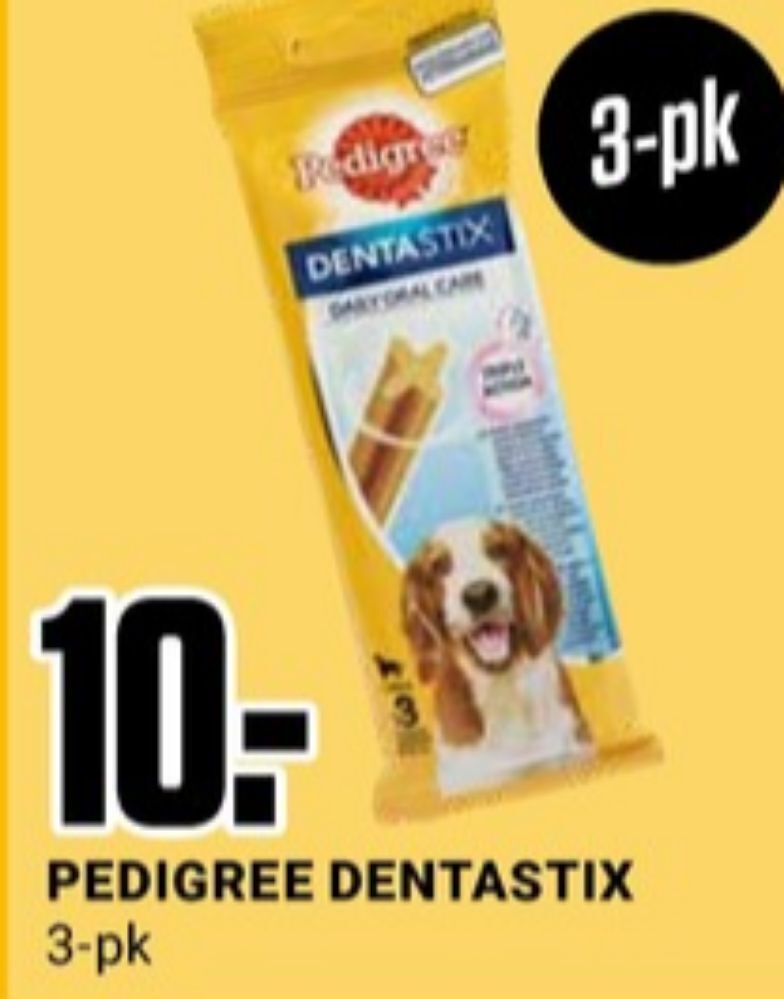 Europris Pedigree hundesnack tilbud