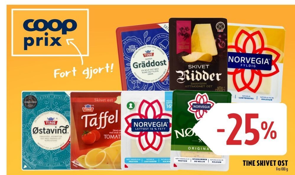 Coop Prix Tine tilbud