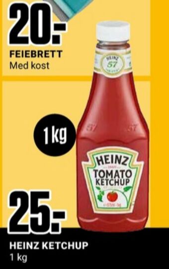 Europris Heinz ketchup tilbud