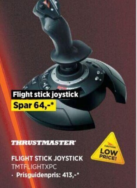 POWER Thrustmaster Flight Stick Joystick TMTFLIGHTXPC tilbud