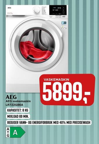 Skousen Aeg vaskemaskin lr722g86a tilbud