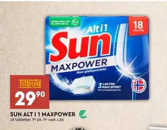 Coop Mega Sun alt i 1 maxpower tilbud