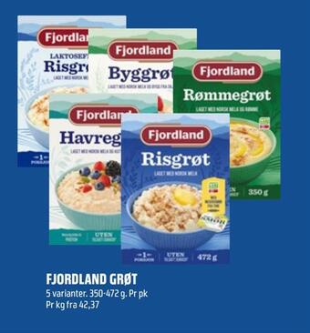Coop Obs Fjordland grøt tilbud
