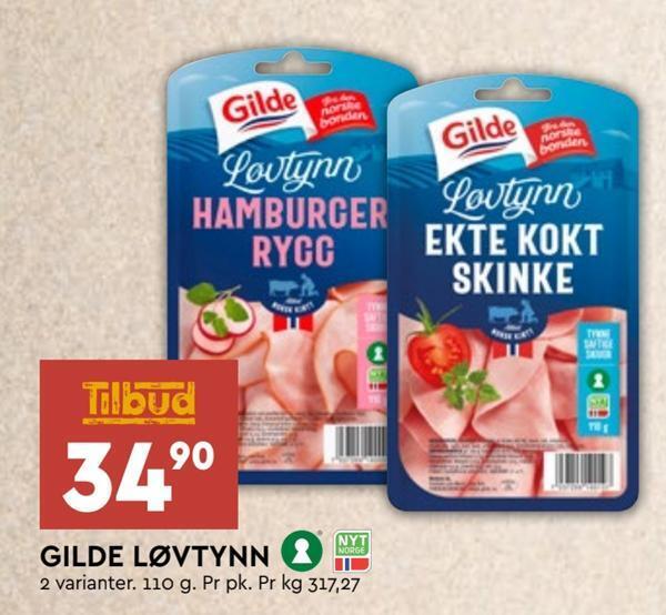 Coop Mega Gilde løvtynn tilbud