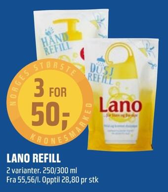 Coop Obs Lano refill tilbud