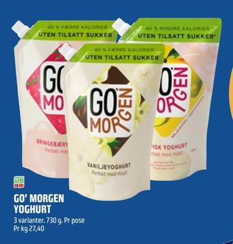 Coop Obs Go' morgen yoghurt tilbud