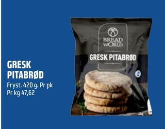 Coop Obs Gresk pitabrød tilbud