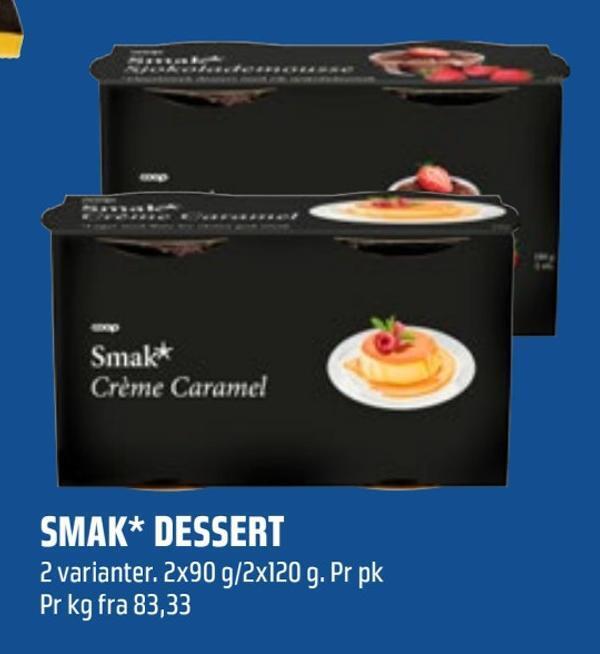 Coop Obs Smak* dessert tilbud