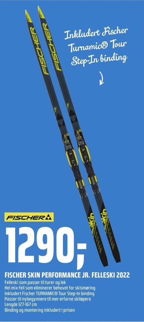 Coop Obs Fischer skin performance jr. felleski 2022 tilbud