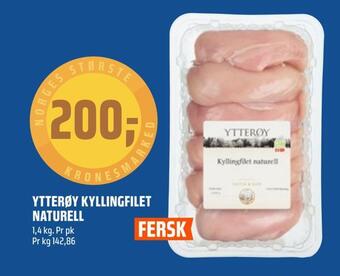Coop Obs Ytterøy kyllingfilet naturell tilbud