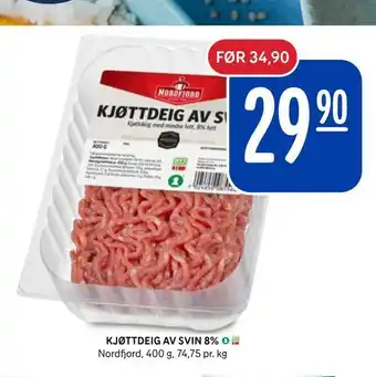 Rema 1000 Kjøttdeig av svin 8% tilbud