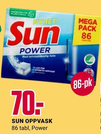 Europris Sun oppvask tilbud