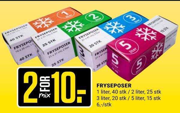 Europris Fryseposer tilbud
