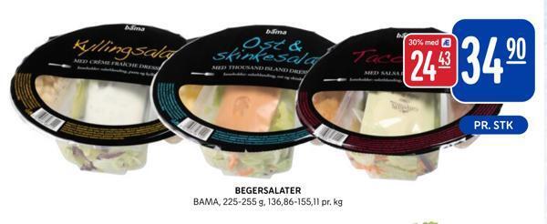 Rema 1000 Begersalater tilbud