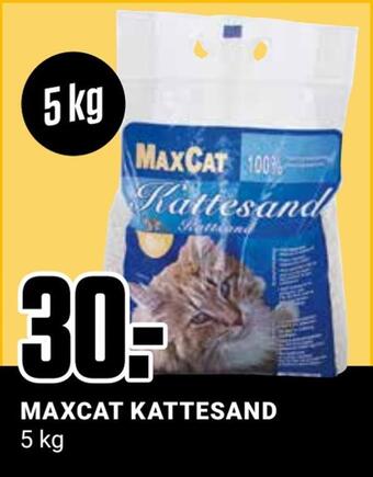 Europris Maxcat kattesand tilbud