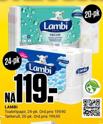 Europris Lambi tilbud