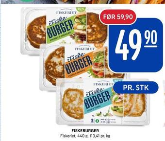Rema 1000 Fiskeburger tilbud