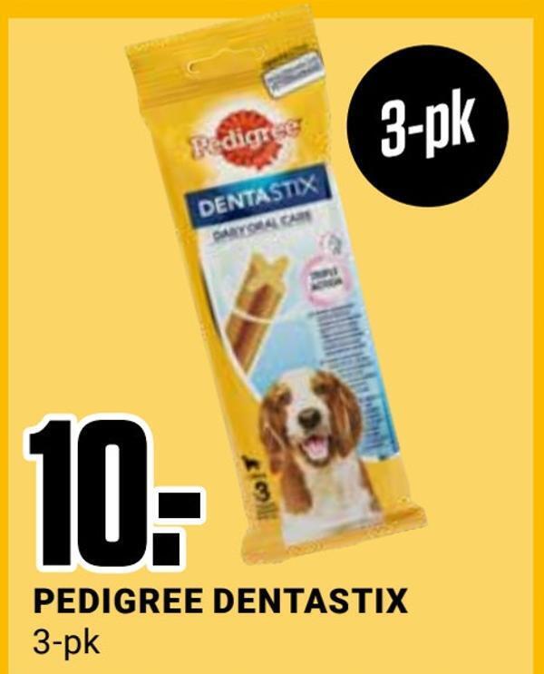Europris Pedigree dentastix tilbud