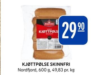 Rema 1000 Kjøttpølse skinnfri tilbud