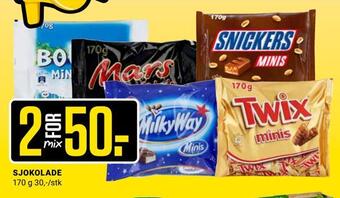 Europris Sjokolade tilbud