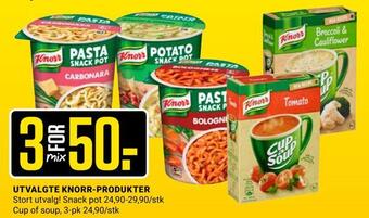 Europris Utvalgte knorr-produkter tilbud