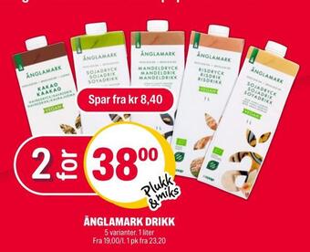 Coop Extra Änglamark drikk tilbud