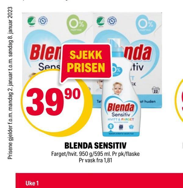 Coop Extra Blenda sensitiv tilbud