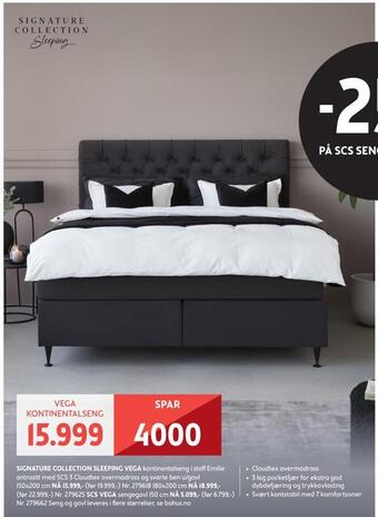 Bohus Signature collection sleeping vega tilbud