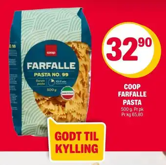 Coop Extra Coop farfalle pasta tilbud