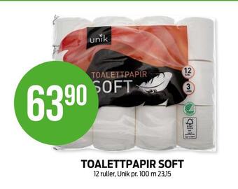 Kiwi Toalettpapir soft tilbud