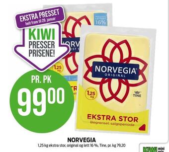 Kiwi Norvegia tilbud