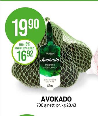 Kiwi Avokado tilbud