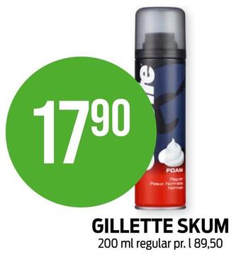Kiwi Gillette skum tilbud