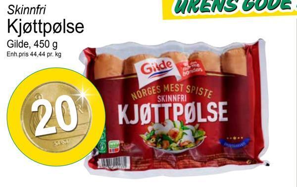 Joker Kjøttpølse tilbud