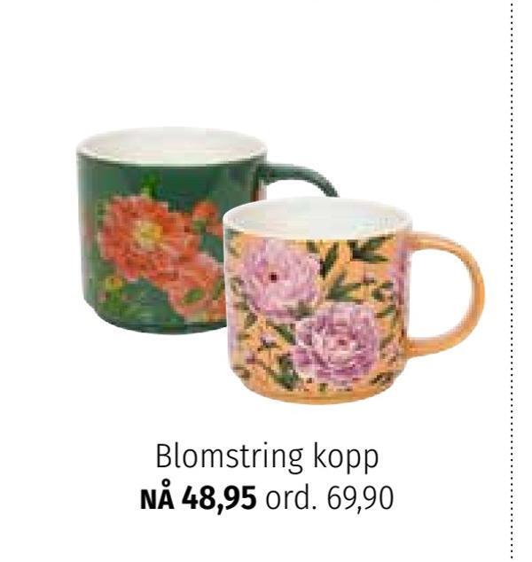 Nille Blomstring kopp tilbud