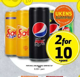 Bunnpris Solo super brus tilbud