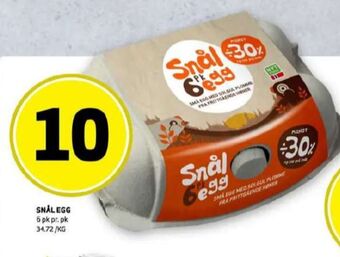Bunnpris Snål egg tilbud