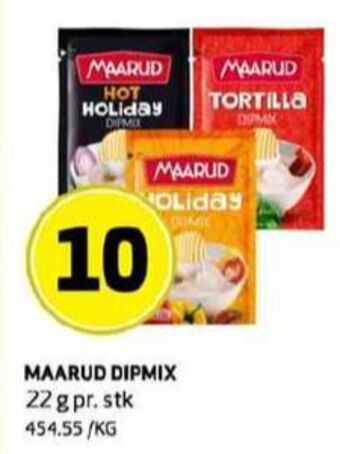 Bunnpris Maarud dip mix tilbud