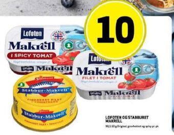Bunnpris Stabburet makrell tilbud