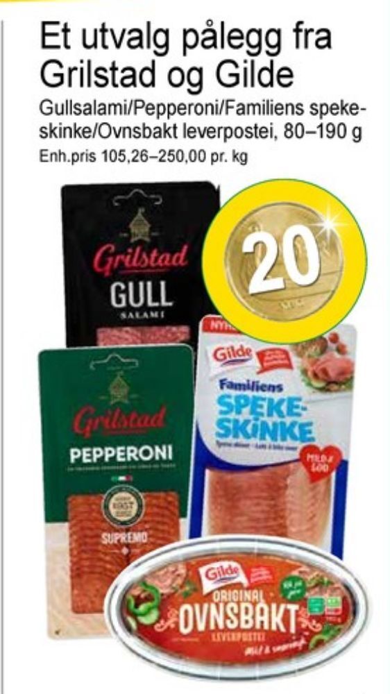 Joker Grilstad salami tilbud