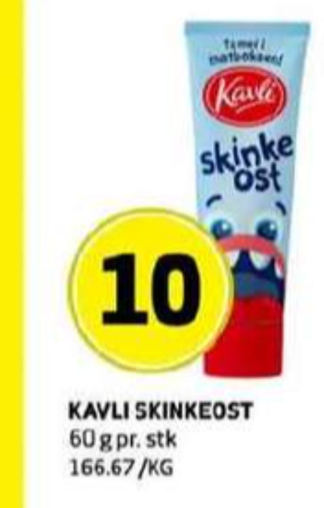 Bunnpris Kavli smøreost tilbud